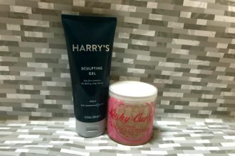 Harry's Sculpting Gel and Kinky Curly Curling Custard